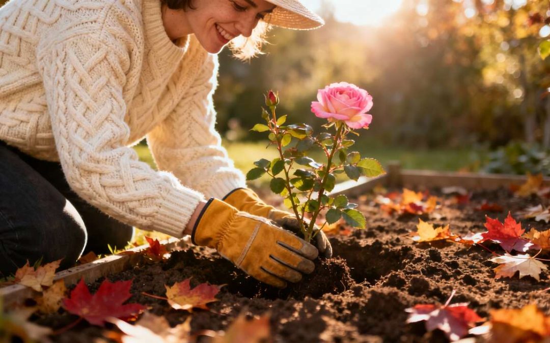 Planter un rosier en automne : conseils essentiels