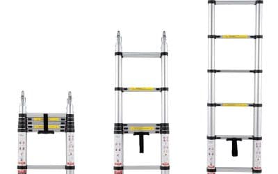 Test : vevor échelle télescopique aluminium 3, 8 m, polyvalence garantie