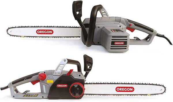 Oregon Tronçonneuse Électrique Filaire 2400W avec Affûtage Automatique – Guide 45 cm, Faible Rebond, Lubrification Automatique – Système PowerSharp, Garantie 3 Ans (CS1500)