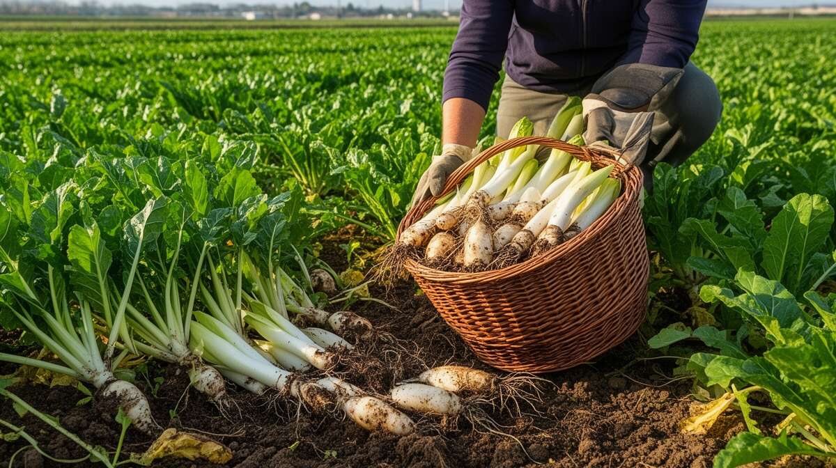 R&eacute;colte et conservation des endives