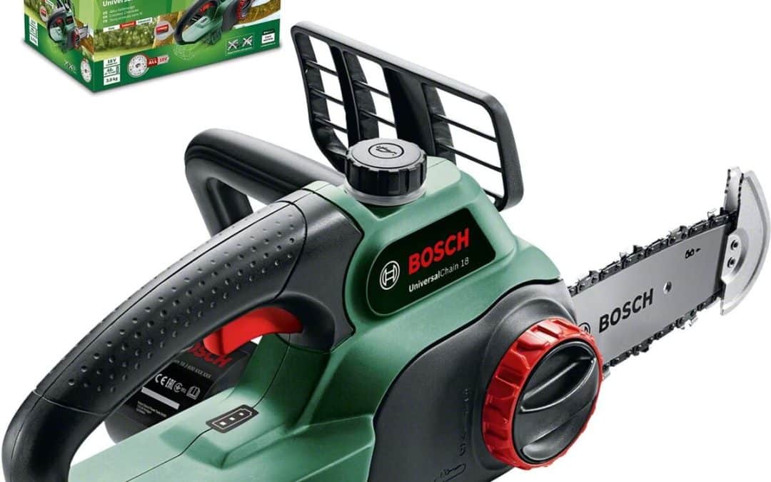 Essai de la tronçonneuse sans fil Bosch UniversalChain 18