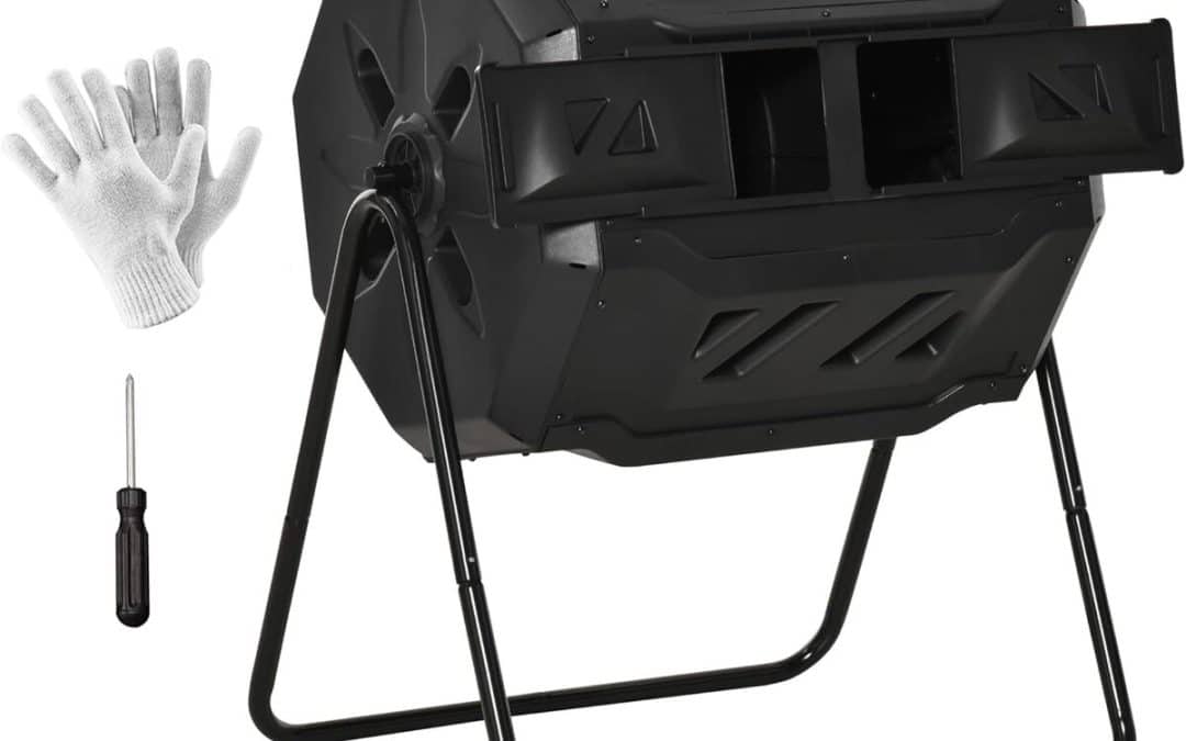 Test composteur rotatif 360° Outsunny : efficacité et double chambre