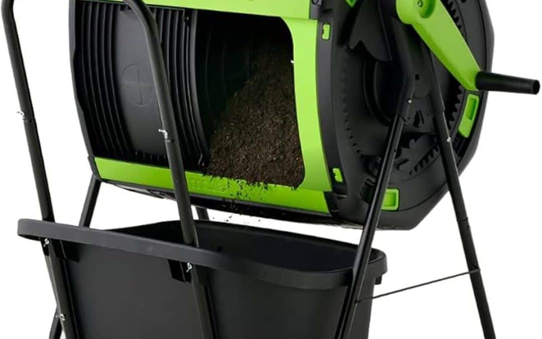 Test : composteur rotatif Moutta 180L, efficace et anti-rongeurs