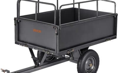 Test de la remorque basculante VEVOR 481L : robustesse et polyvalence