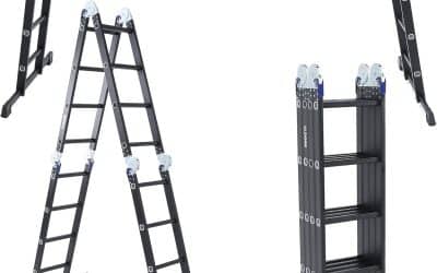 Test de l’échelle pliante professionnelle Aldorr 4×4 avec plateforme