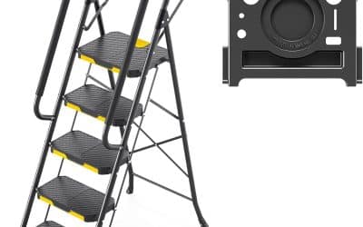 Test de l’escabeau KINGRACK 5 marches et plateau