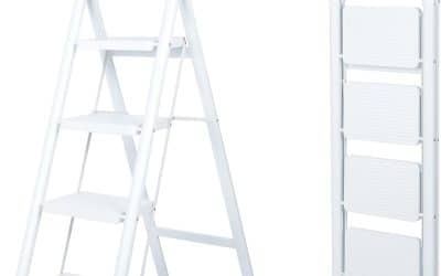 Test de l&rsquo;escabeau pliable UZIRO 4 marches