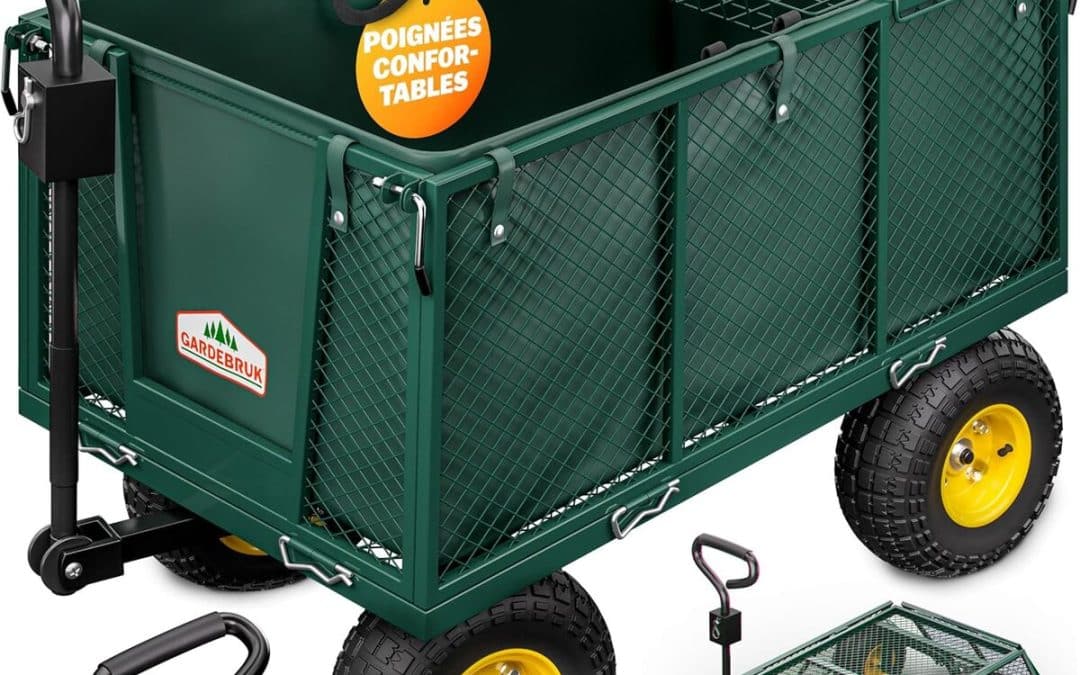 Test du chariot pliable Gardebruk : robuste et polyvalent