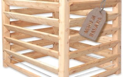 Test du composteur en bois de mélèze Gartenwelt Riegelsberger pour un jardin moderne