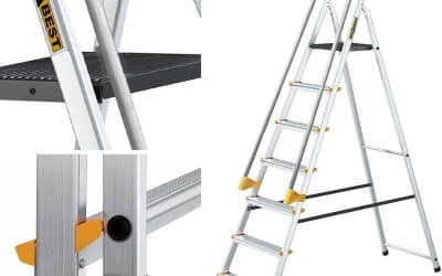 Test : escabeau Drabest Pro 7 marches en aluminium