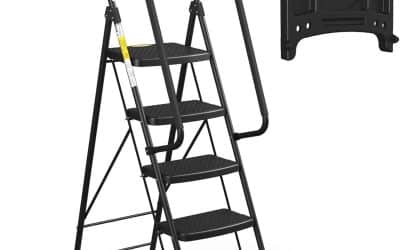 Test : hBTower escabeau 5 marches pliable et robuste