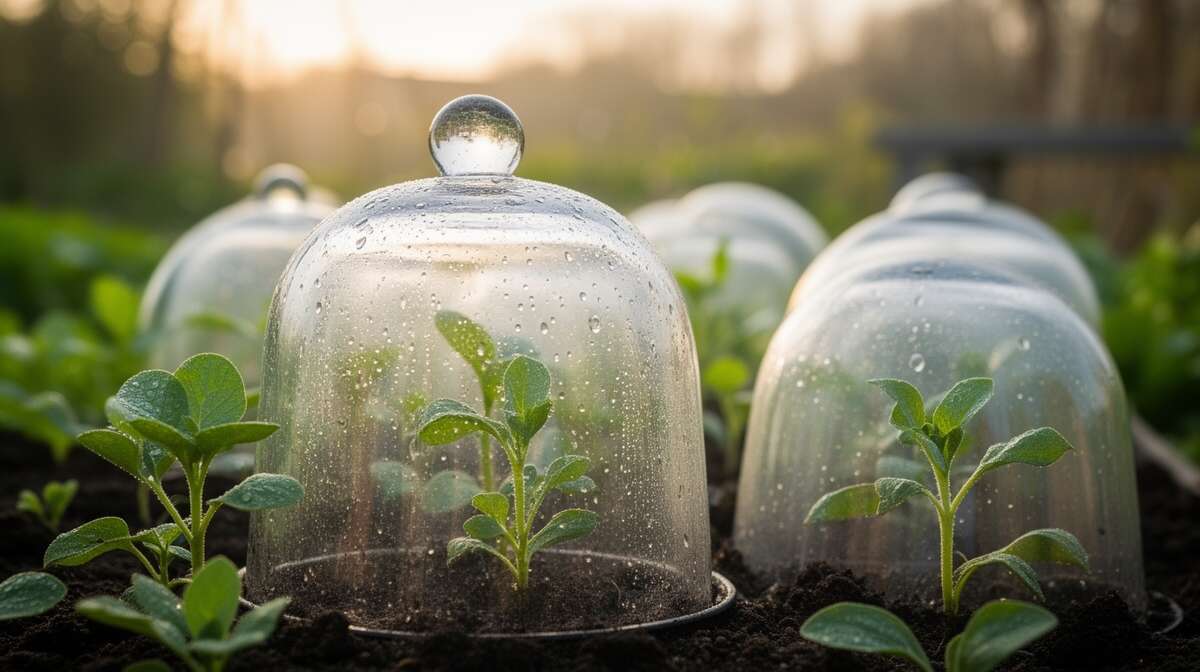 Fabriquer des cloches ou serres improvis&eacute;es pour les jeunes pousses