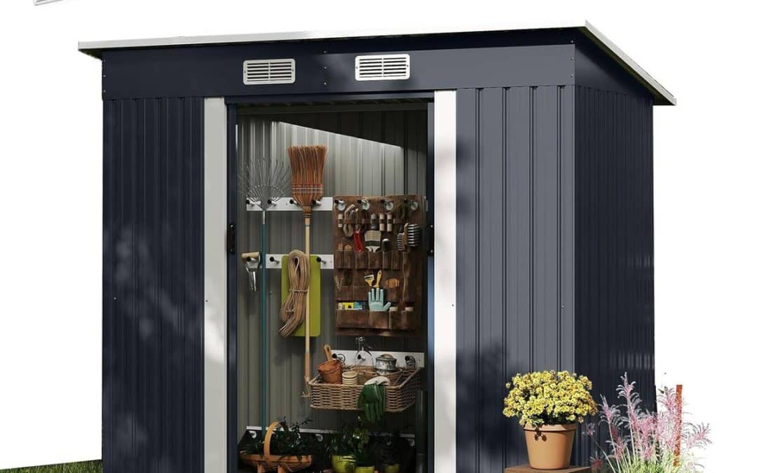 Test abri de jardin Relax4Life : rangement pratique en métal