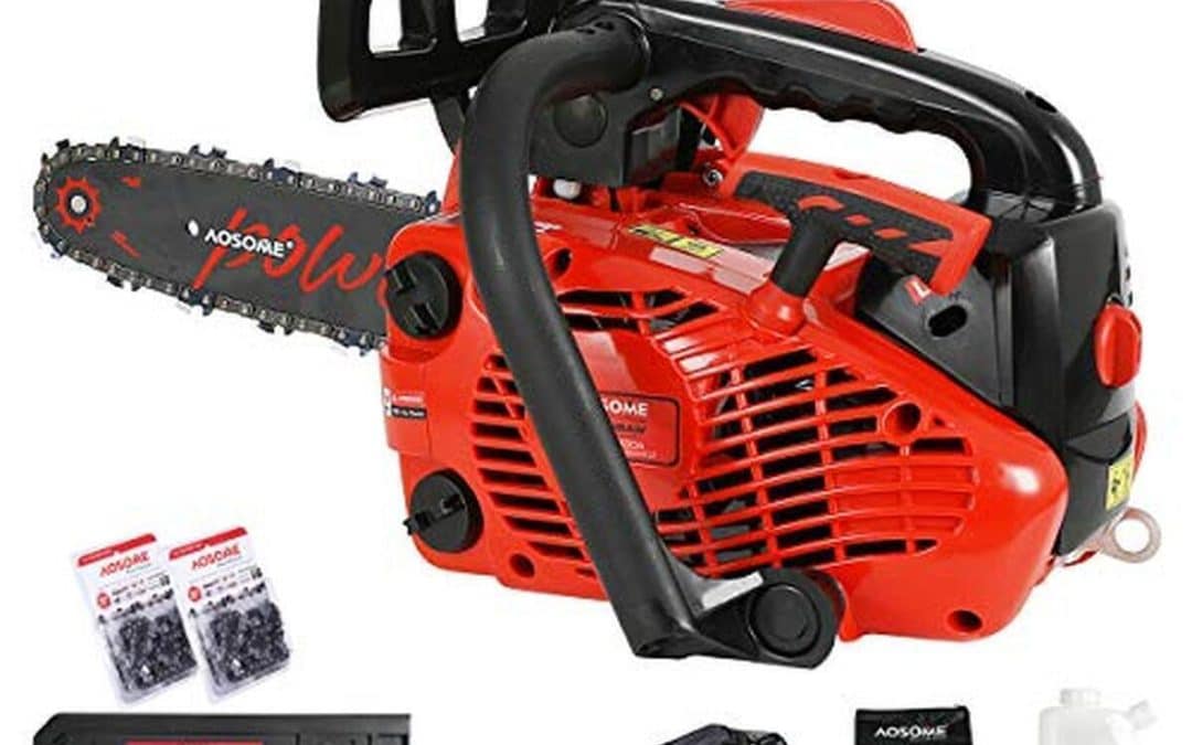 Test de la tronçonneuse AOSOME thermique 25 cm³ 1, 2 CV