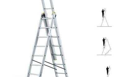 Test de l&rsquo;échelle transformable Hostrom StablePro 3×8 marches