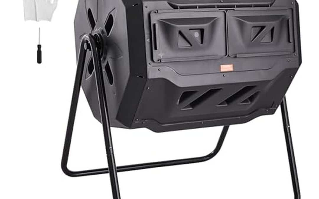Test du composteur rotatif VEVOR : efficacité et capacité de 162, 7 L