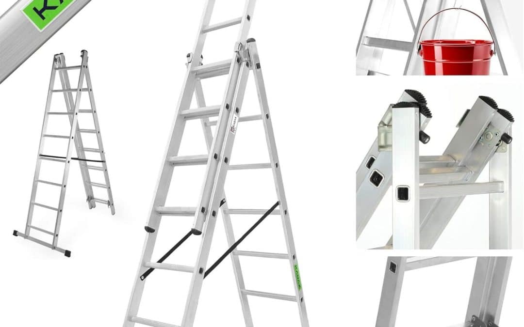 Test : échelle transformable Kadax à 3 plans en aluminium