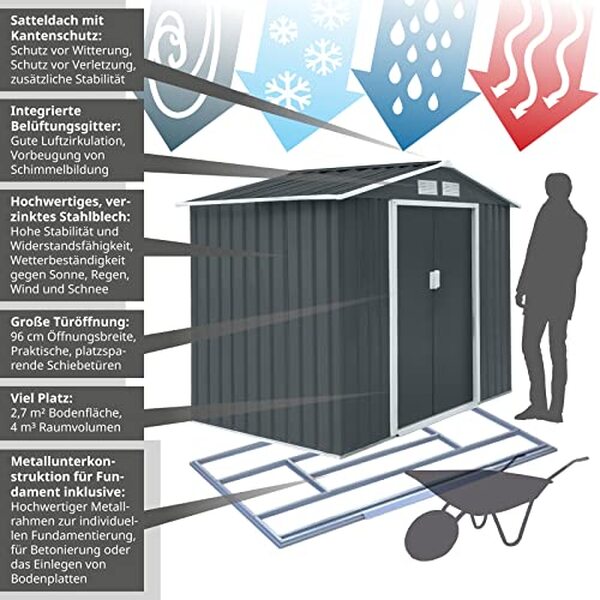 Découvrez notre analyse approfondie de l'abri de jardin métallique Hattoro S100 XL gris : performance, durabilité et esthétisme pour votre espace extérieur