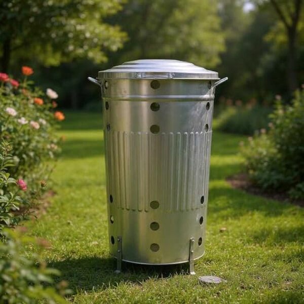 Découvrez notre test complet du composteur de jardin en métal galvanisé de 90 L : efficacité, durabilité et conseils d'utilisation pour un compost écologique et optimisé