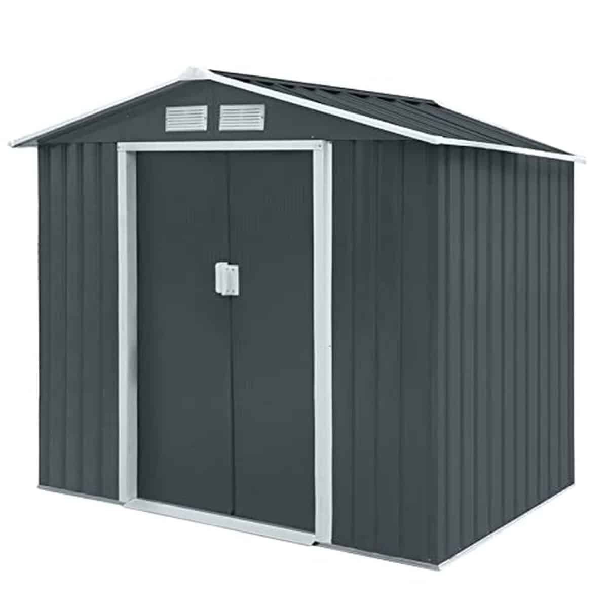 Test : abri de jardin métallique Hattoro S100 XL gris