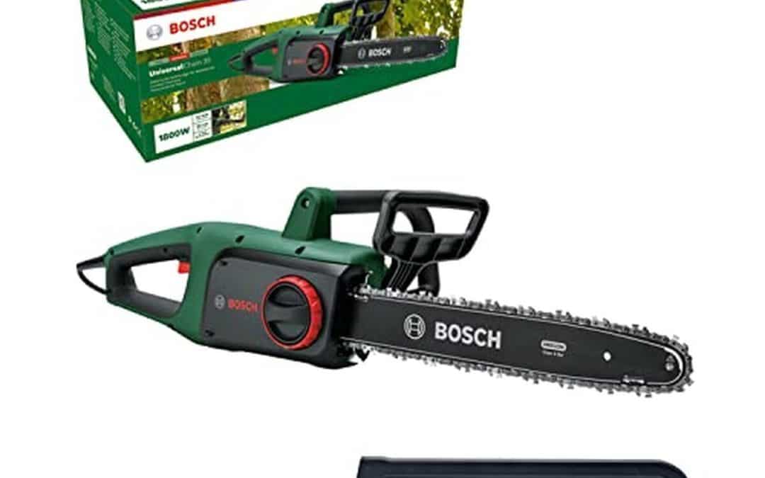 Test de la tronçonneuse Bosch UniversalChain 35 : puissance et légèreté