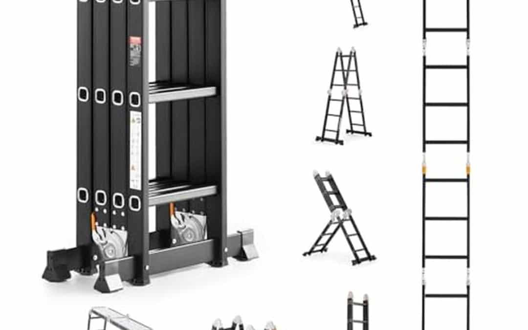 Test de l'échelle pliante 7 en 1 VEVOR : polyvalence et robustesse