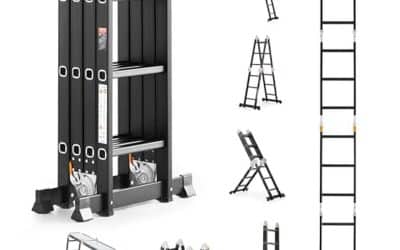 Test de l’échelle pliante 7 en 1 VEVOR : polyvalence et robustesse
