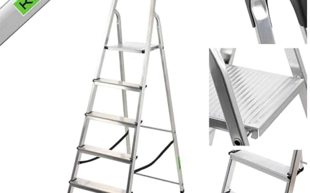 Test de l'escabeau pliant KADAX 6 marches : légèreté et stabilité
