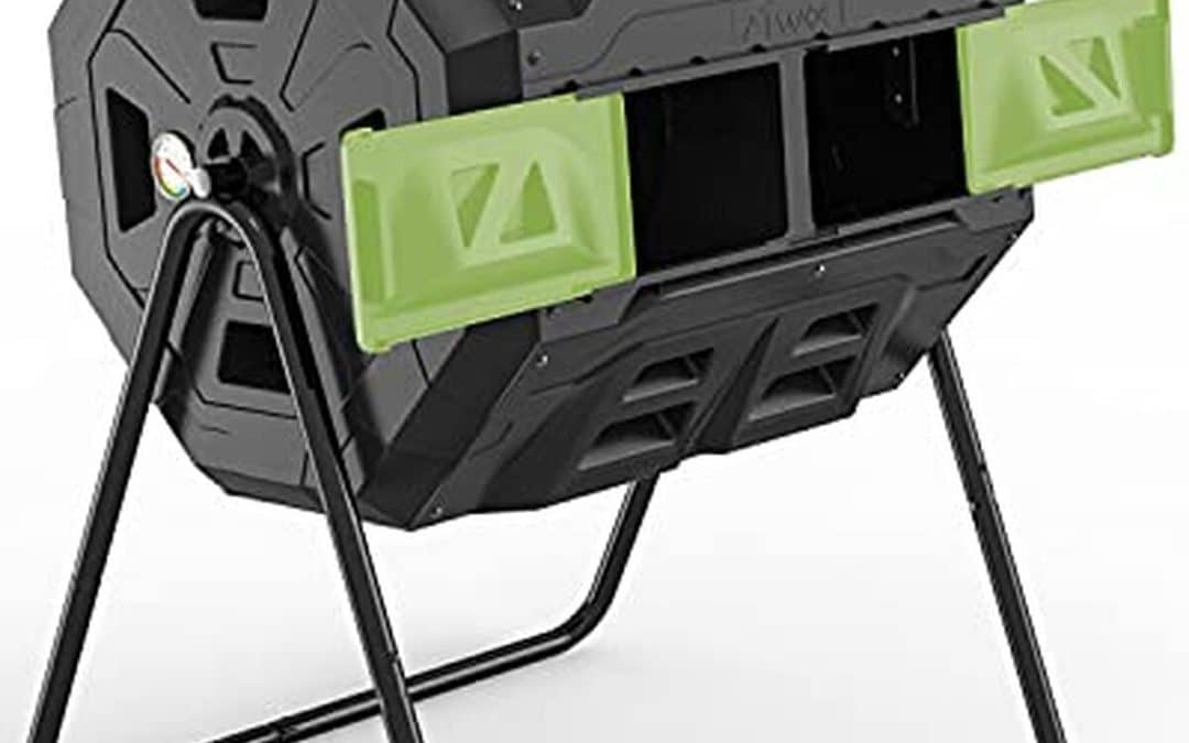 Test du composteur culbutant vert à double chambre 100L