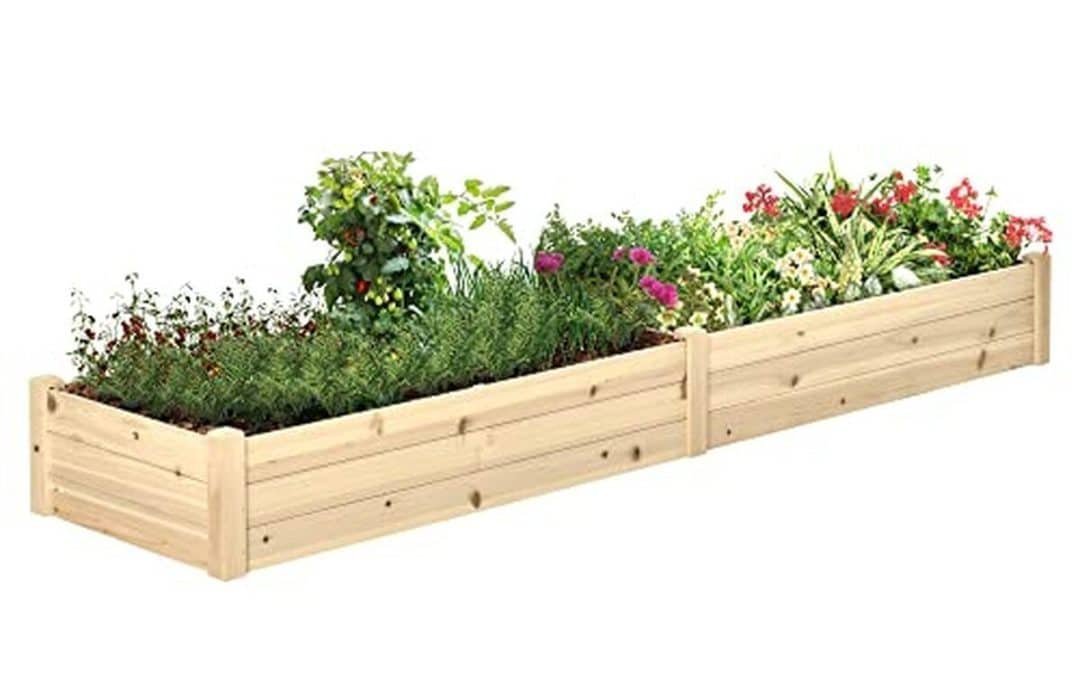 Test du potager en bois Outsunny 244 cm : jardinage optimisé