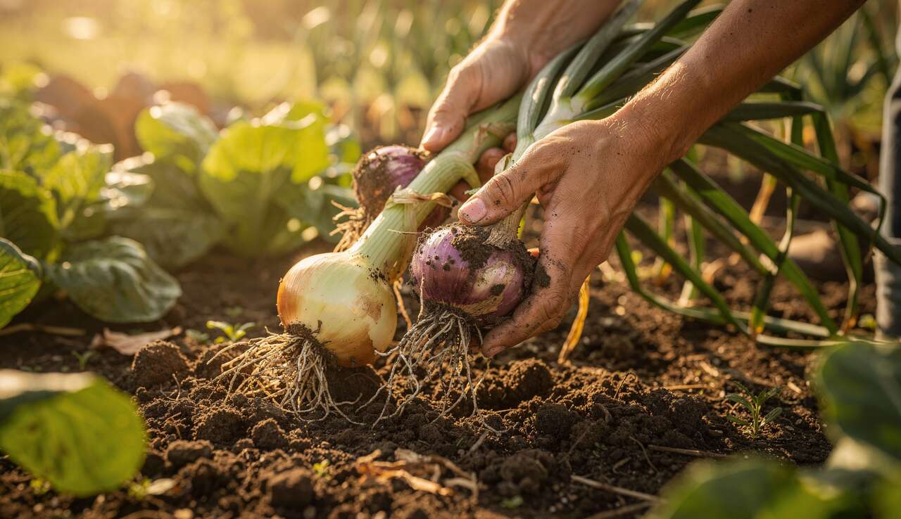 R&eacute;colte et conservation : maximiser la dur&eacute;e de vie des oignons