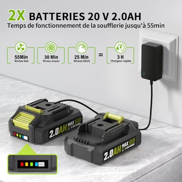 Découvrez l'efficacité du souffleur Parkside sans fil : légèreté, puissance et maniabilité pour un jardin toujours impeccable.