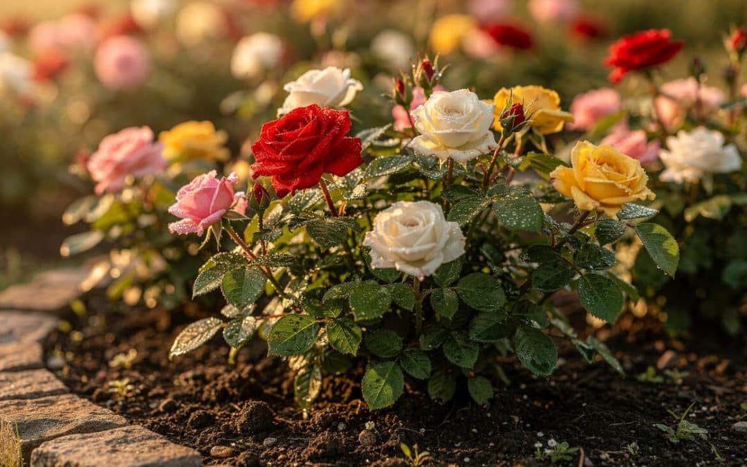 Planter et entretenir les rosiers miniatures et nains
