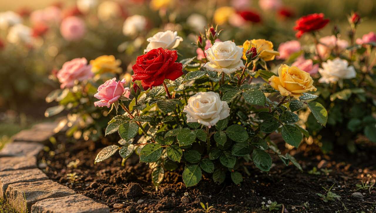 Planter et entretenir les rosiers miniatures et nains