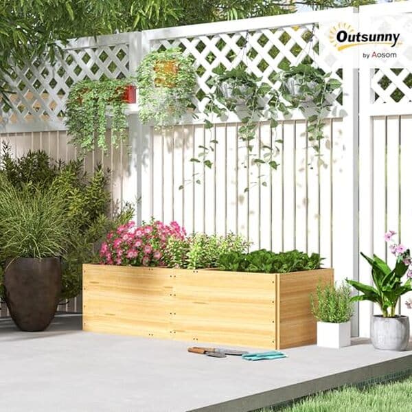 Découvrez notre test détaillé de la jardinière en bois Outsunny avec ses trois compartiments, un choix parfait pour embellir votre espace extérieur et favoriser la croissance de vos plantes.