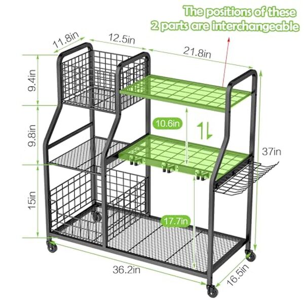 Découvrez notre test détaillé de l'organiseur d'outils 3 niveaux Felnuhee avec roulettes, pratique et indispensable pour un jardin bien organisé et efficace.
