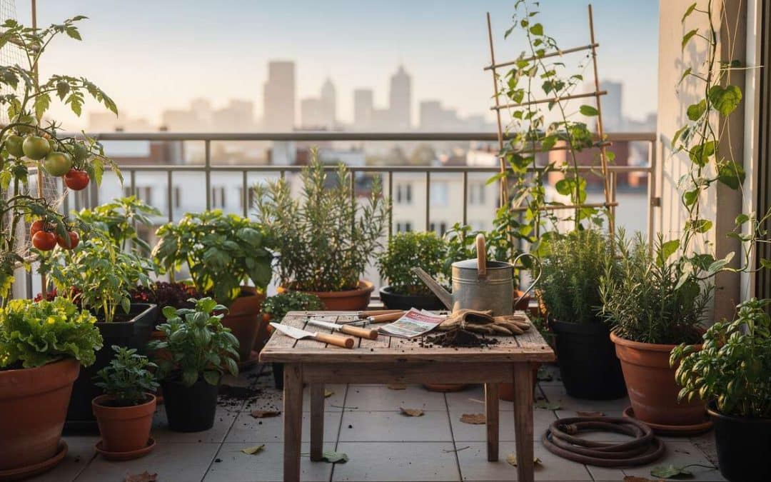 Comment transformer un coin de terrasse ou de balcon en potager ?