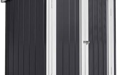 Test abri de jardin Outsunny : cabanon fonctionnel en acier