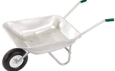 Test : brouette de jardin Draper 65 L bleue