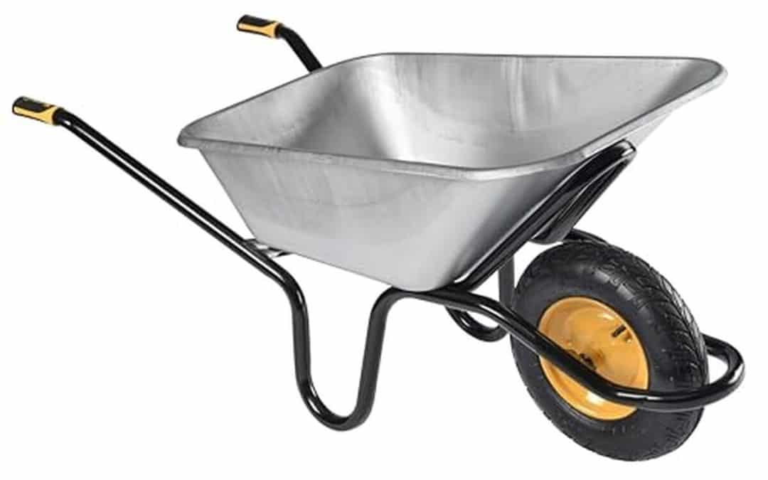 Test brouette Haemmerlin Aktiv Excellium Plus 120L roue gonflée grise