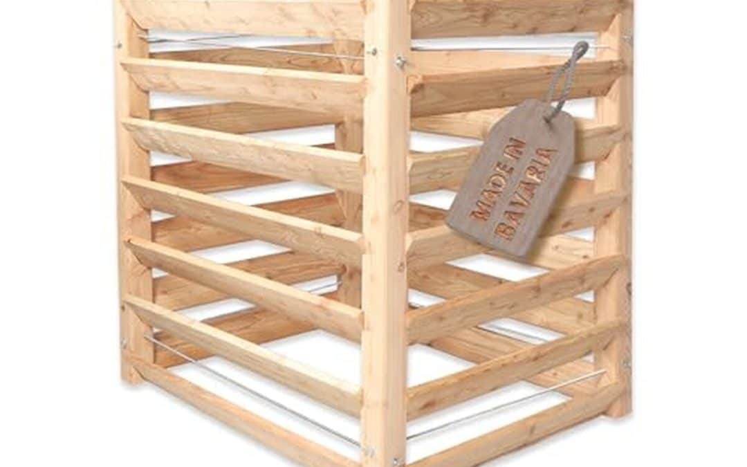Test : composteur moderne Gartenwelt Riegelsberger en bois de mélèze