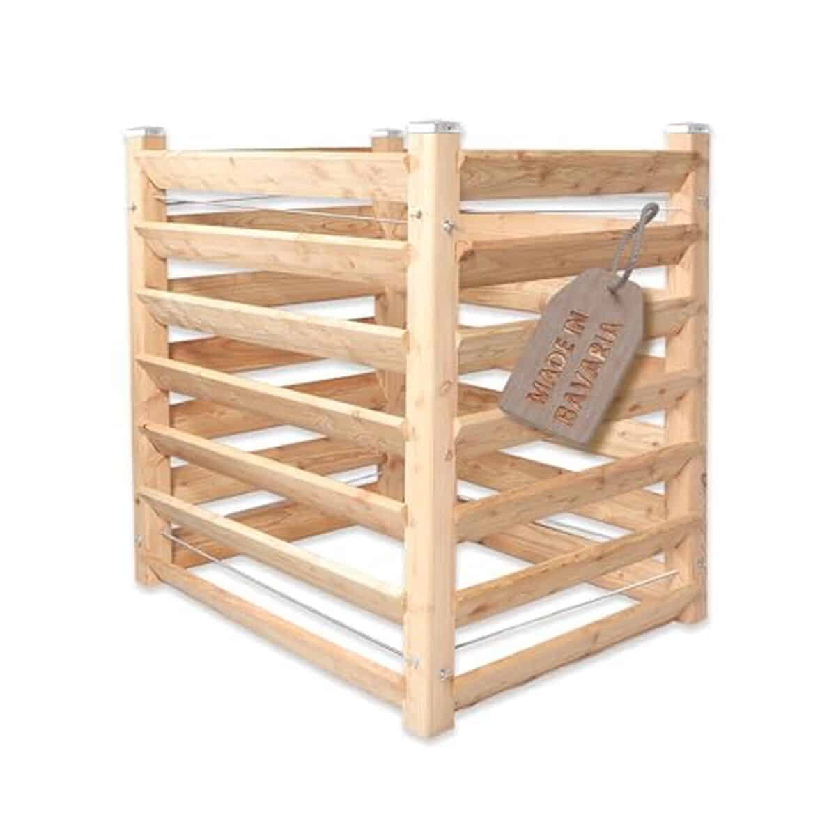 Test : composteur moderne Gartenwelt Riegelsberger en bois de mélèze