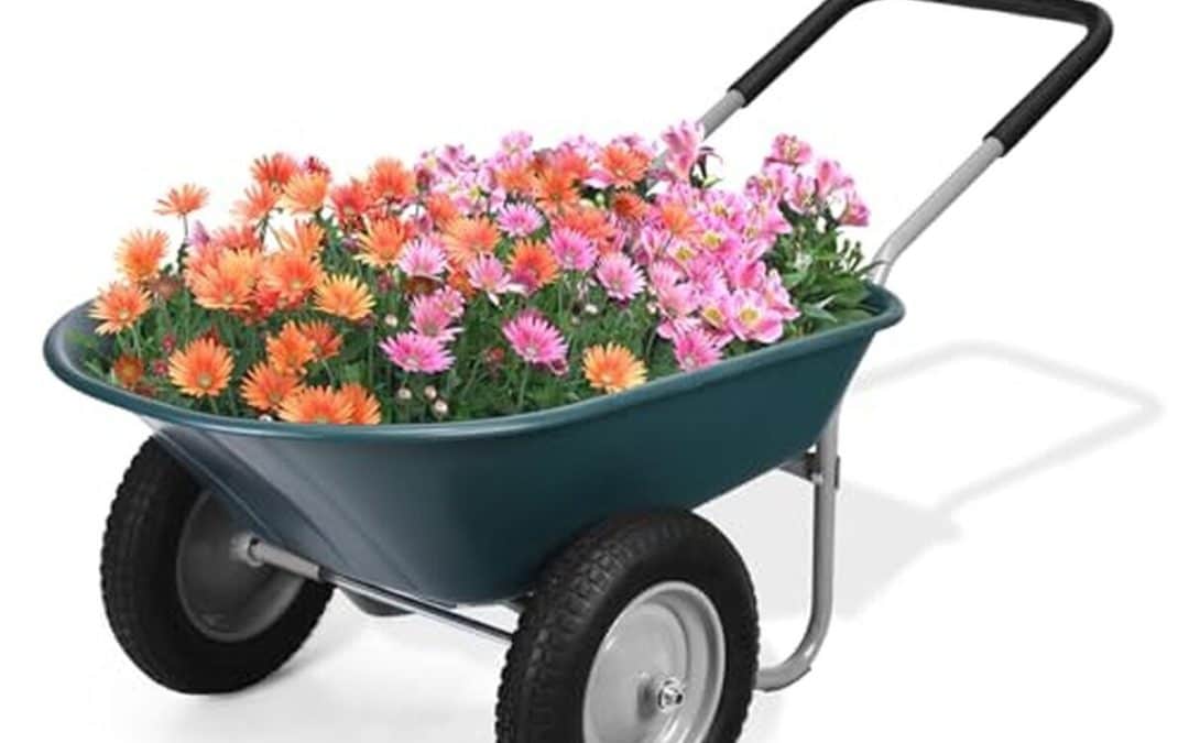 Test de la brouette SOARS à 2 roues pneumatiques : pratique et maniable