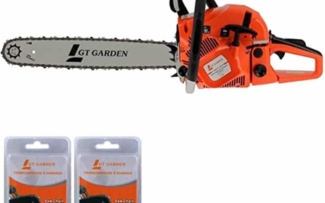Test de la tronçonneuse thermique GT Garden 62 cm3
