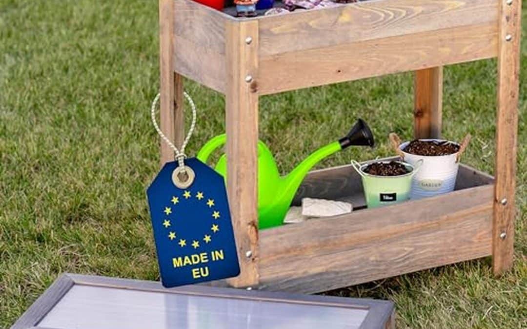 Test du carré potager surélevé ITA avec mini serre et jardinières