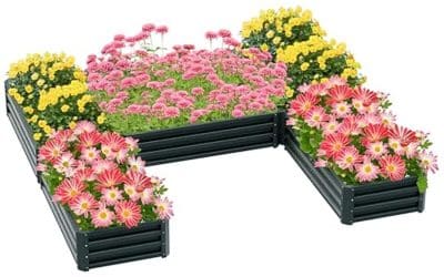 Test : jardinière modulable Outsunny en acier vert