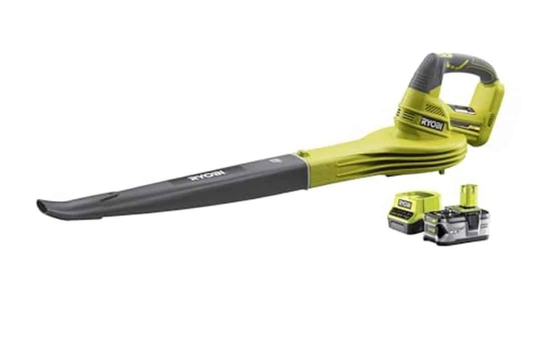 Test : ryobi One+ 18V RBL1820S40F, souffle puissant