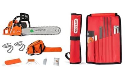 Test tronçonneuse thermique 3, 6 CV Oregon : puissance et kit d&rsquo;affûtage inclus