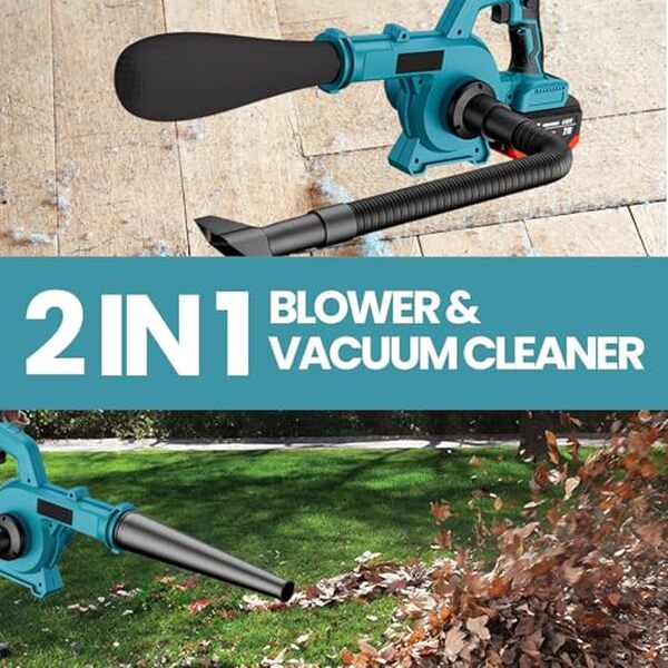 Découvrez l'efficacité du souffleur sans fil 360 m³/h, un outil puissant pour un nettoyage rapide et sans effort de votre jardin. Performance garantie  !