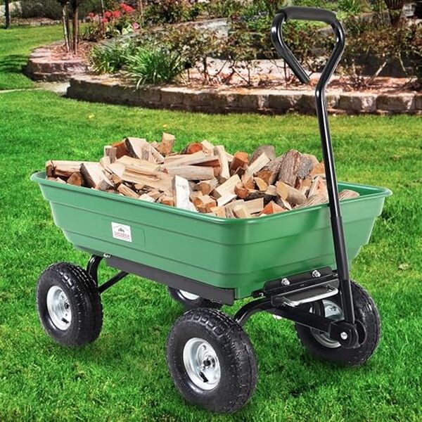 Découvrez notre avis complet sur le chariot de jardin basculant GardeBruk, capable de supporter jusqu'à 300 kg pour faciliter vos travaux extérieurs.